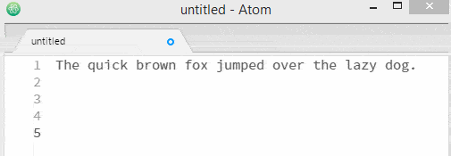 Плагин drag-drop в редакторе Atom